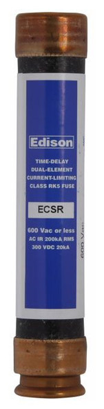 Edison ECSR50 Class RK5 50A 600VAC, 300VDC Time Delay Fuse