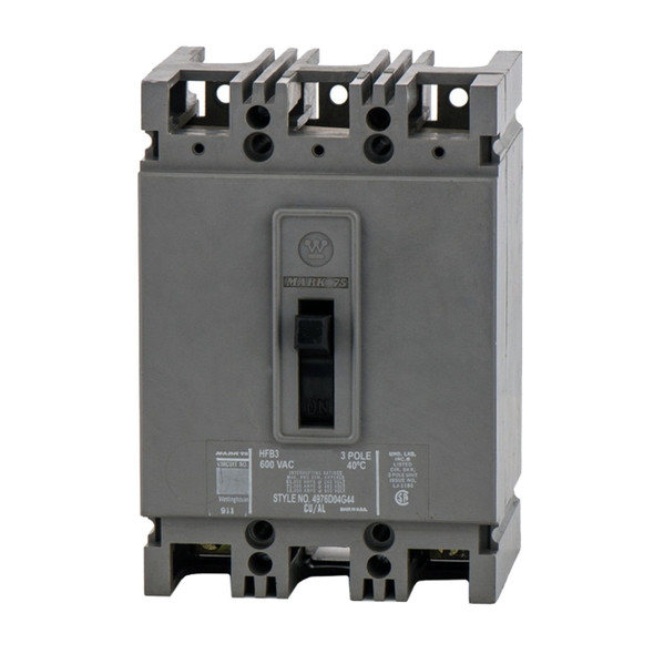 Westinghouse HFB3030 Molded Case Breakers (MCCBs) 3P 30A 50/60Hz 3Ph EA