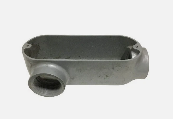Unbranded CONDUIT-BODY 4-IN-LR ALUMINUM Conduit Bodies
