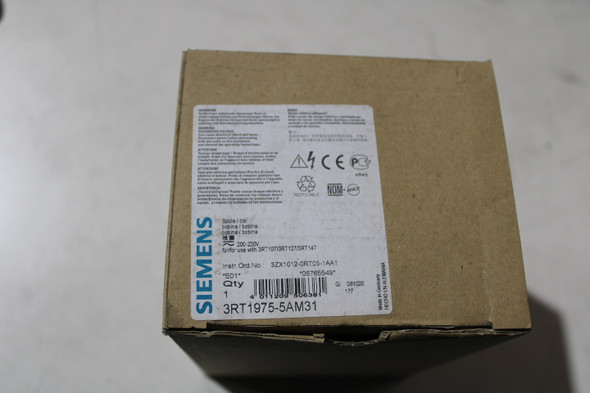 Siemens 3RT1975-5AM31 Starter and Contactor Accessories EA