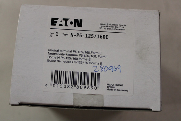 Eaton N-P5-125/160E Other Power Distribution Contacts and Accessories
