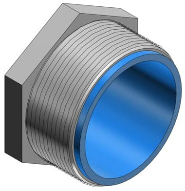 Thomas & Betts 1946 Straight, Threaded Male/Hex Head 1-1/2 Rigid/Imc Conduit Nipple