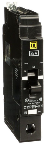 Square D EGB14025 Miniature Circuit Breakers (MCBs)