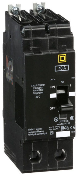 Square D EJB24040 Miniature Circuit Breakers (MCBs)