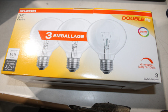 Sylvania 25G25/DL/CL/RP3 Other Bulbs/Ballasts/Drivers 3PK