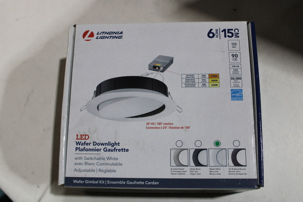 Lithonia Lighting WF6-ADJ-LED-27K30K35K-90CRI-MW-M6 Recessed Lighting EA