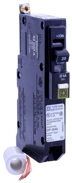 Square D QOB120VHAFI Miniature Circuit Breakers (MCBs) Square D QOB120VHAFI Miniature Circuit Breakers (MCBs)
