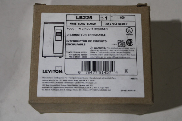 Leviton LB225 Miniature Circuit Breakers (MCBs) EA