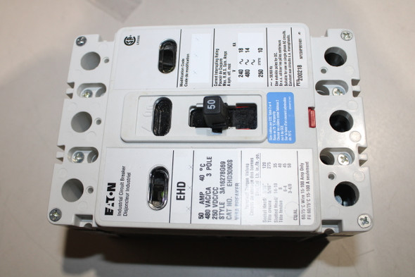 Eaton EHD3050S Molded Case Breakers (MCCBs) EA