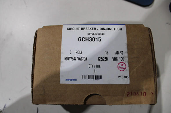 Eaton GCH3015 Molded Case Breakers (MCCBs)