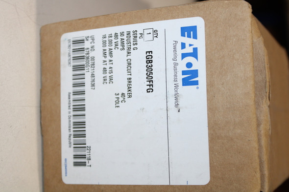Eaton EGB3050FFG Molded Case Breakers (MCCBs) EA