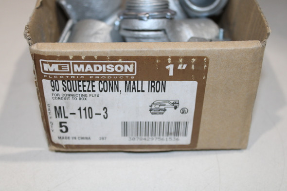 Madison Electric ML-110-3 Cord and Cable Fittings 5BOX