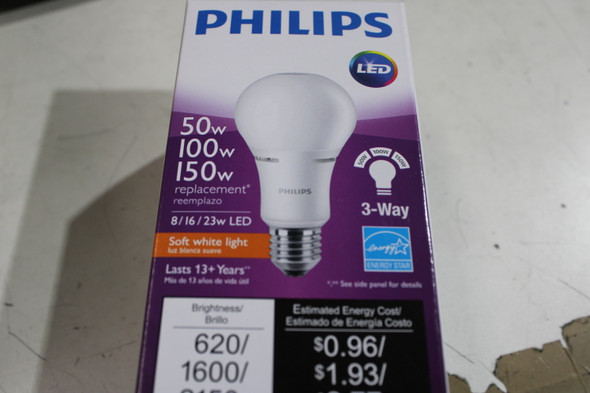 Philips 23A21/LED/827/E26D/3WAY/ND Bulb/Ballast/Driver Accessories EA