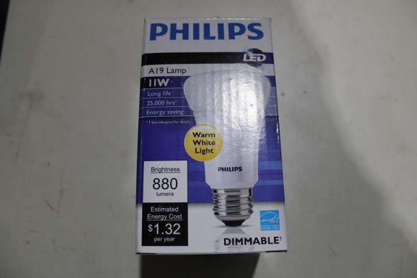 Phillips 11A19/2700 DIM LED Bulbs EA