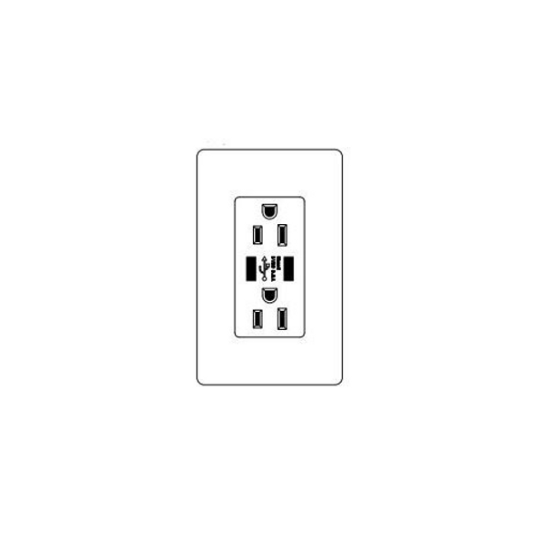 Lutron SCR-15-UBTR-PD Outlets EA