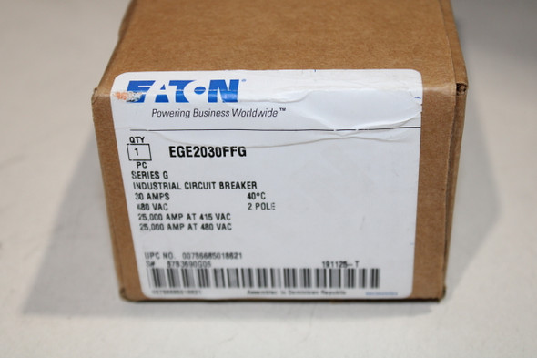 Eaton EGE2030FFG Molded Case Breakers (MCCBs) EA