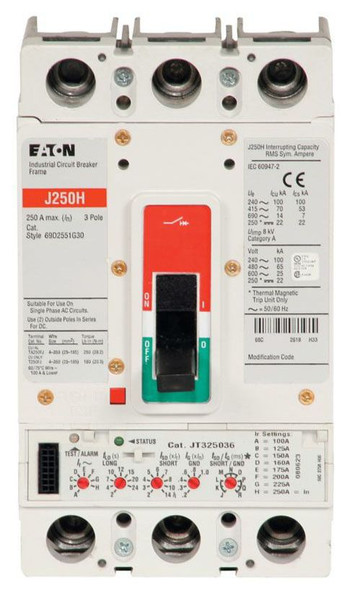 Eaton JGH3225FAG Molded Case Breakers (MCCBs)