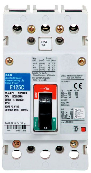 Eaton EGB3030FFG Molded Case Breakers (MCCBs) EA