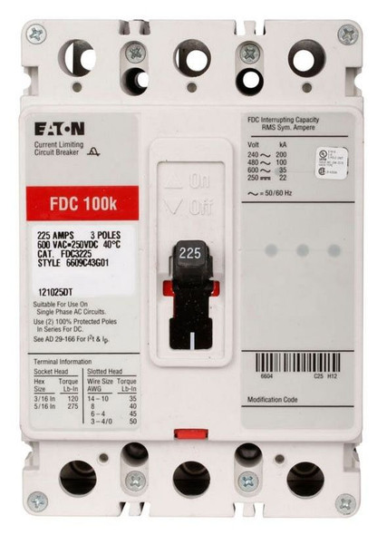 Eaton FDC3200 Molded Case Breakers (MCCBs)