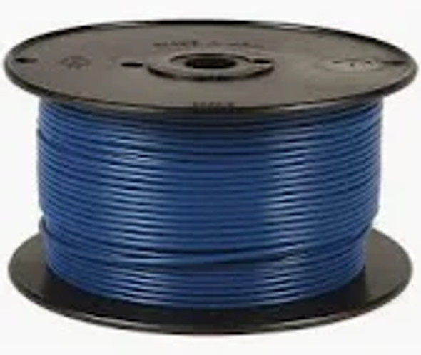 Kris-Tech Wire 12AWG/7C/TYPE-TW/THW/600V/BLUE/500FT Wire/Cable/Cord