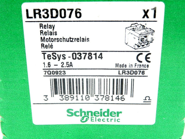 Square D LR3D076 Relays