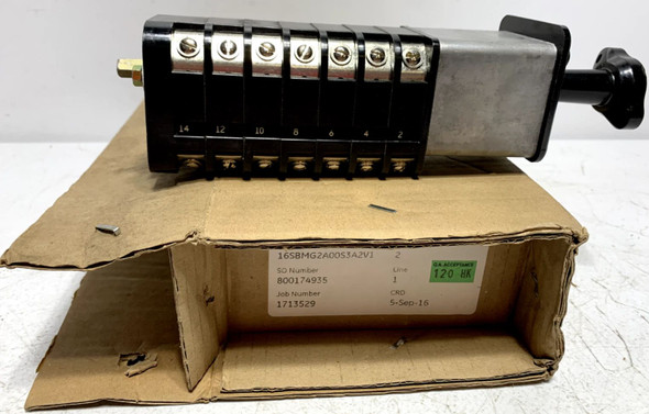 GENERAL ELECTRIC 16SBMG2A00S3A2V1 Rotary Switches GENERAL ELECTRIC 16SBMG2A00S3A2V1 Rotary Switches