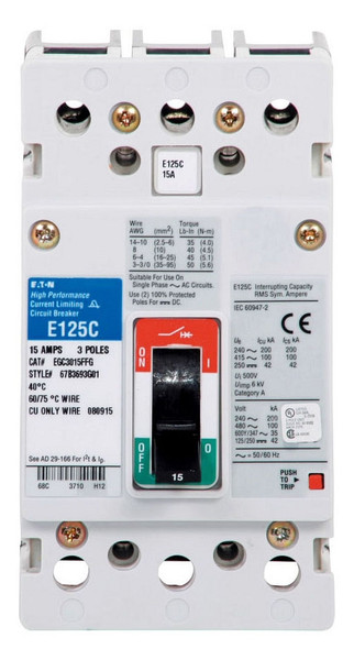 Eaton EGB3063FFG Molded Case Breakers (MCCBs)