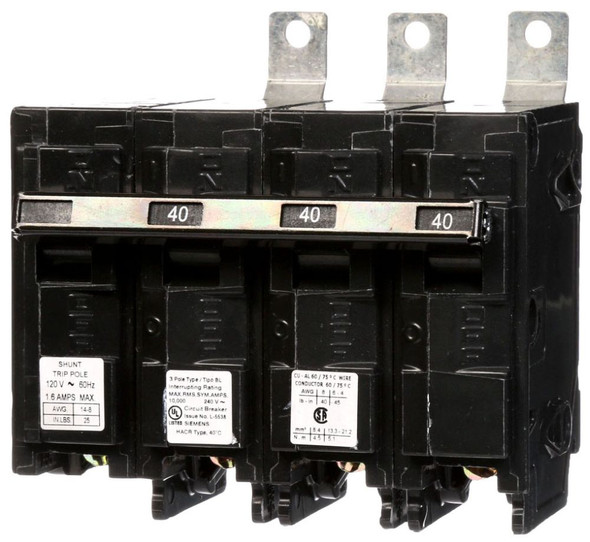 Siemens B34000S01 Molded Case Breakers (MCCBs)