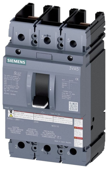 Siemens 3VA5215-1BB61-0AA0 Molded Case Breakers (MCCBs)