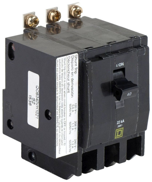 Square D QOB340VH1021 Molded Case Breakers (MCCBs)