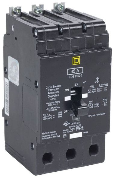 Square D EJB36060 Molded Case Breakers (MCCBs)