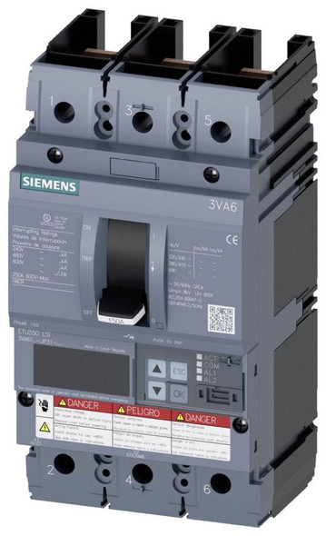 Siemens 3VA6115-5JP31-0AA0 Molded Case Breakers (MCCBs) Siemens 3VA6115-5JP31-0AA0 Molded Case Breakers (MCCBs)