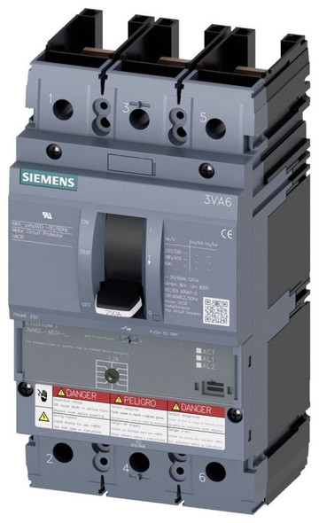 Siemens 3VA6215-1MS31-0AA0 Molded Case Breakers (MCCBs)