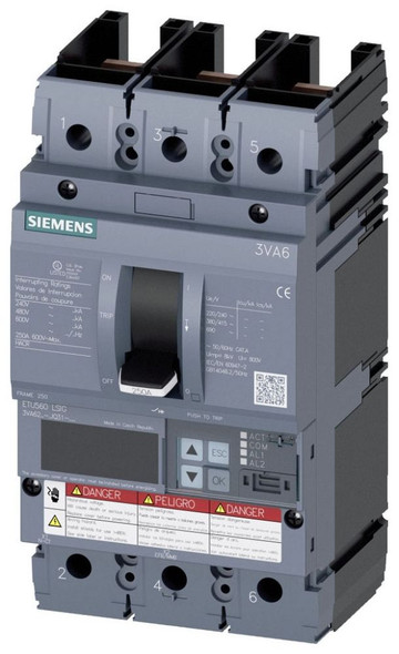 Siemens 3VA6225-7JQ31-0AA0 Molded Case Breakers (MCCBs)