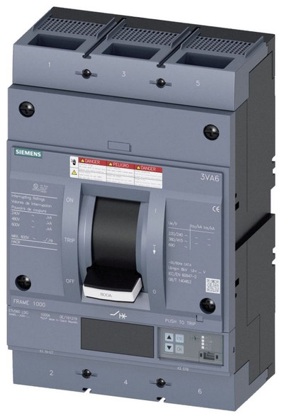 Siemens 3VA6560-7JQ32-0AA0 Molded Case Breakers (MCCBs)