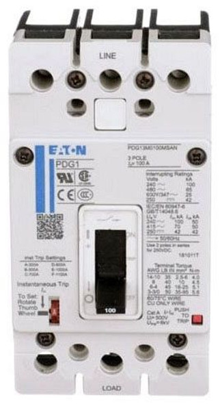 Eaton PDG13M0050MSAJ Molded Case Breakers (MCCBs)