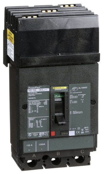 Square D HDA36110 Molded Case Breakers (MCCBs)