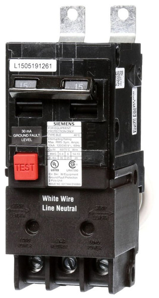 Siemens BE215 Miniature Circuit Breakers (MCBs)