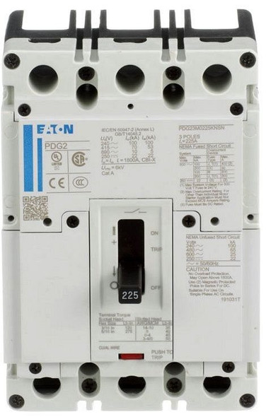 Eaton PDG23M0225KNSL Molded Case Breakers (MCCBs)