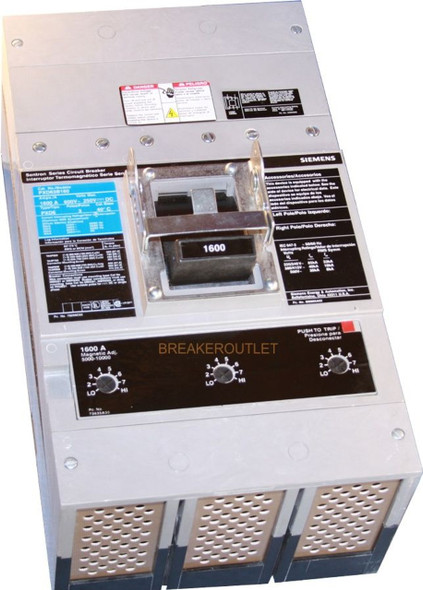 Siemens PXD63B160 Molded Case Breakers (MCCBs)