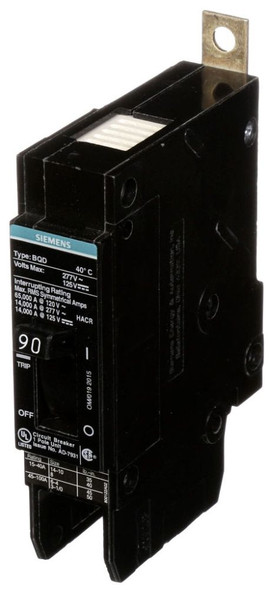 Siemens BQD190 Miniature Circuit Breakers (MCBs)