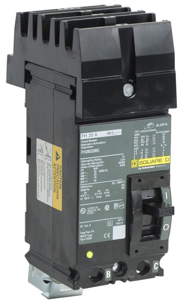 Square D FH26020BC Molded Case Breakers (MCCBs)