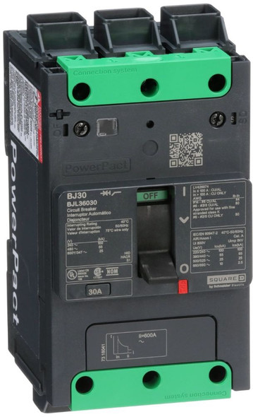 Square D BJL36030 Molded Case Breakers (MCCBs)