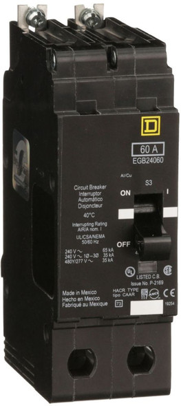 Square D EGB24060 Molded Case Breakers (MCCBs)