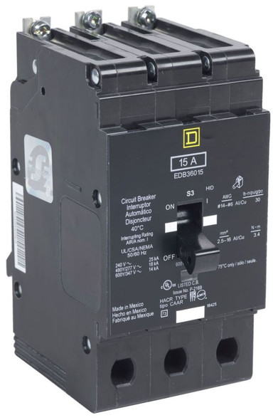 Square D EGB36020 Molded Case Breakers (MCCBs)