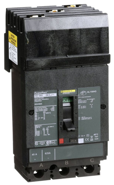 Square D HDA36045 Molded Case Breakers (MCCBs)
