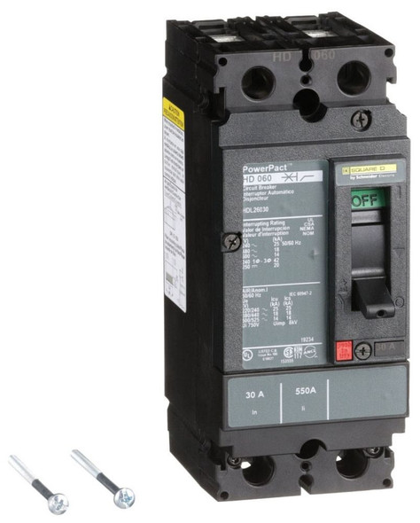 Square D HDL26030 Molded Case Breakers (MCCBs)