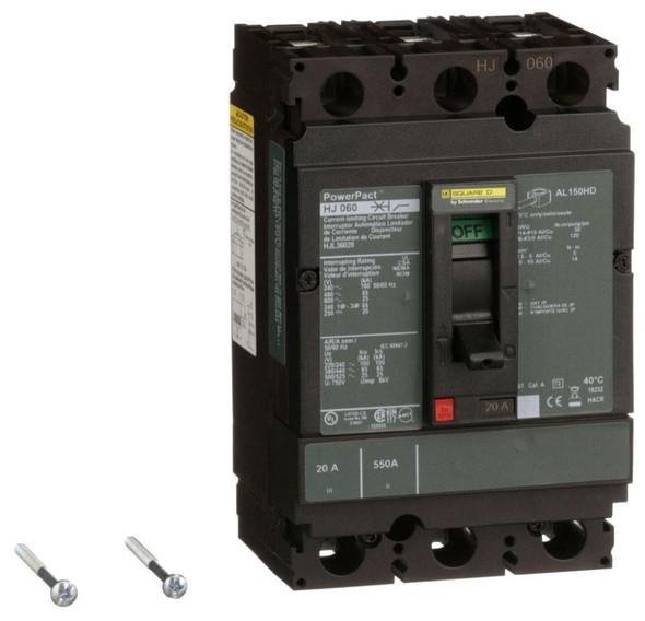 Square D HJL36020 Molded Case Breakers (MCCBs)