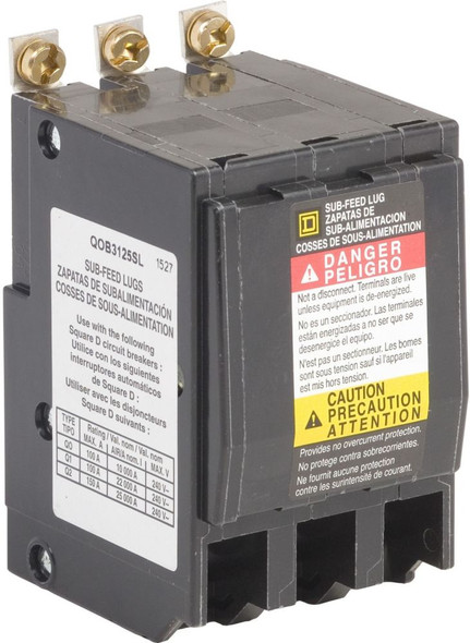 Square D QOB3125SL Molded Case Breakers (MCCBs) Square D QOB3125SL Molded Case Breakers (MCCBs)