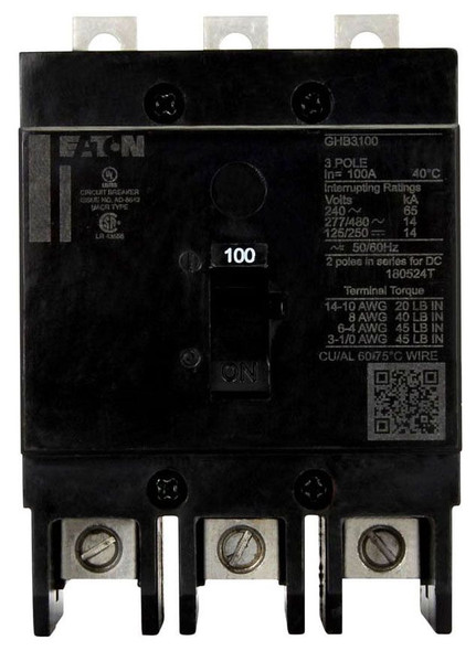 Eaton GHB3080S1 Molded Case Breakers (MCCBs)